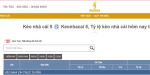 Kèo Nhà Cái 5 - Trang web về thông tin cá độ bóng đá uy tín